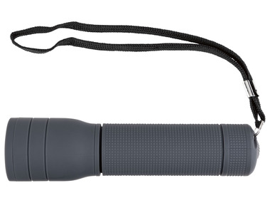 ROCKTRAIL® Latarka LED, z antypoślizgową powłoką gumową