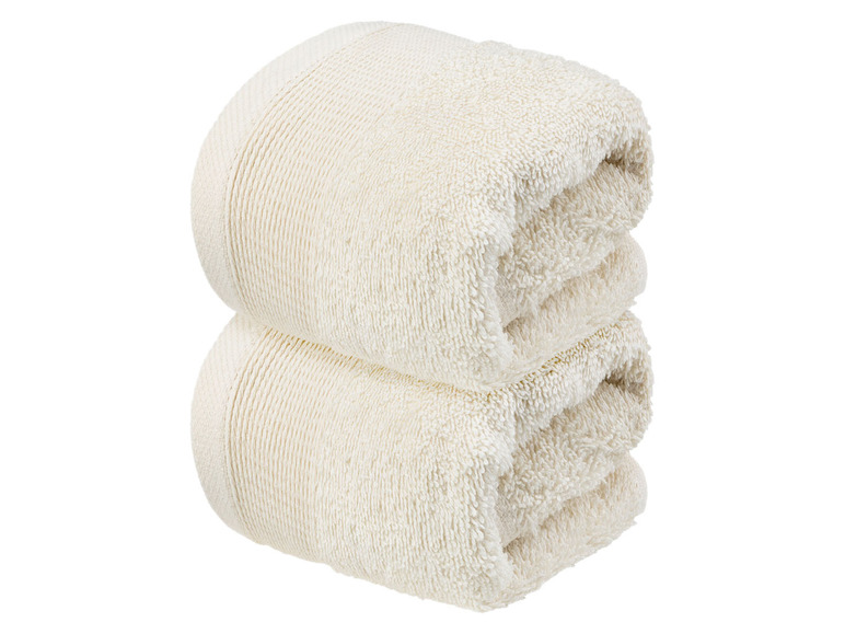 Pełny ekran: LIVARNO home Komplet 2 ręczników do rąk, 2 sztuki - zdjęcie 2