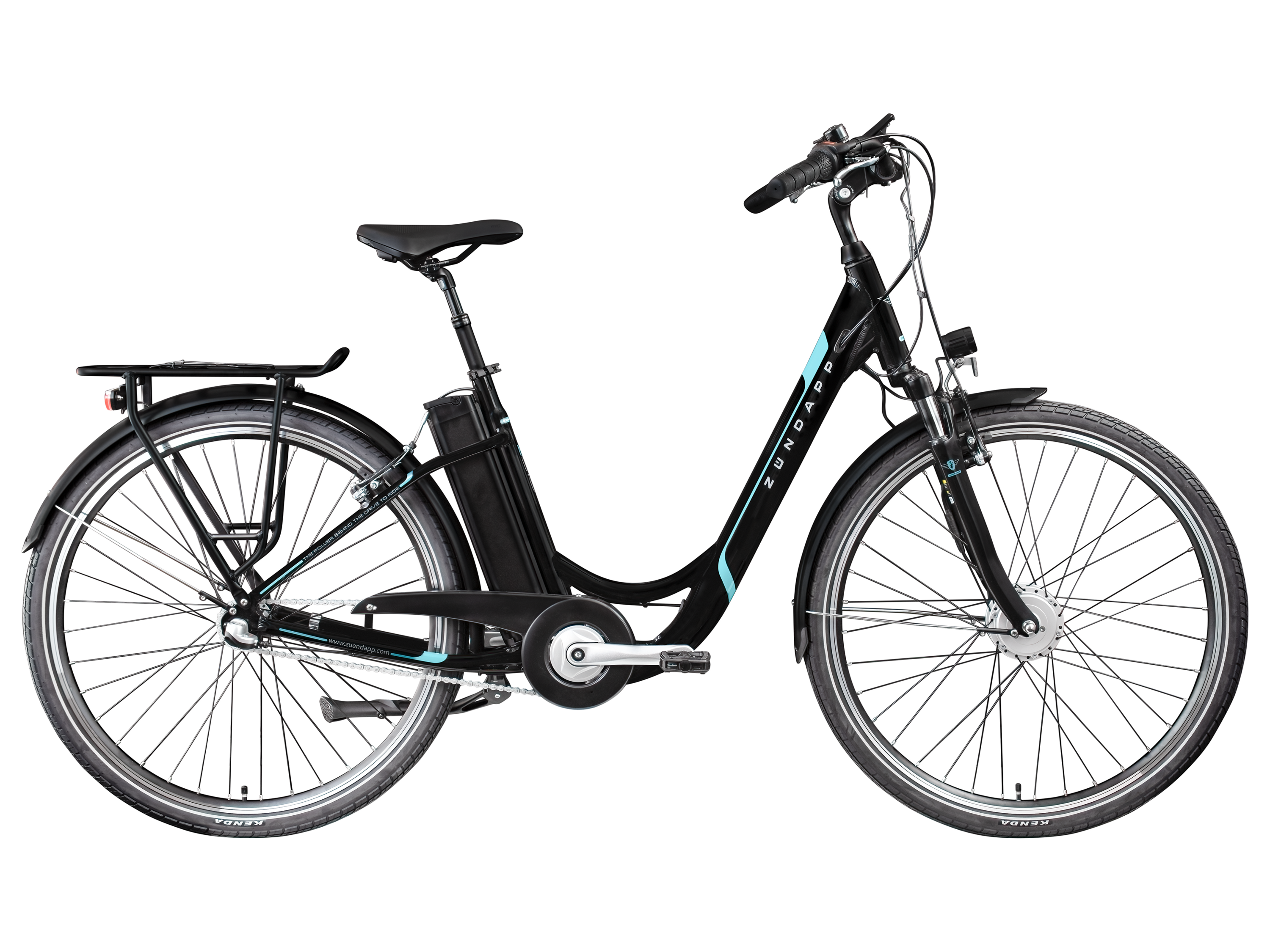 ZÜNDAPP Rower elektryczny City »Z510«, 28 cali. (czarny turkusowy)