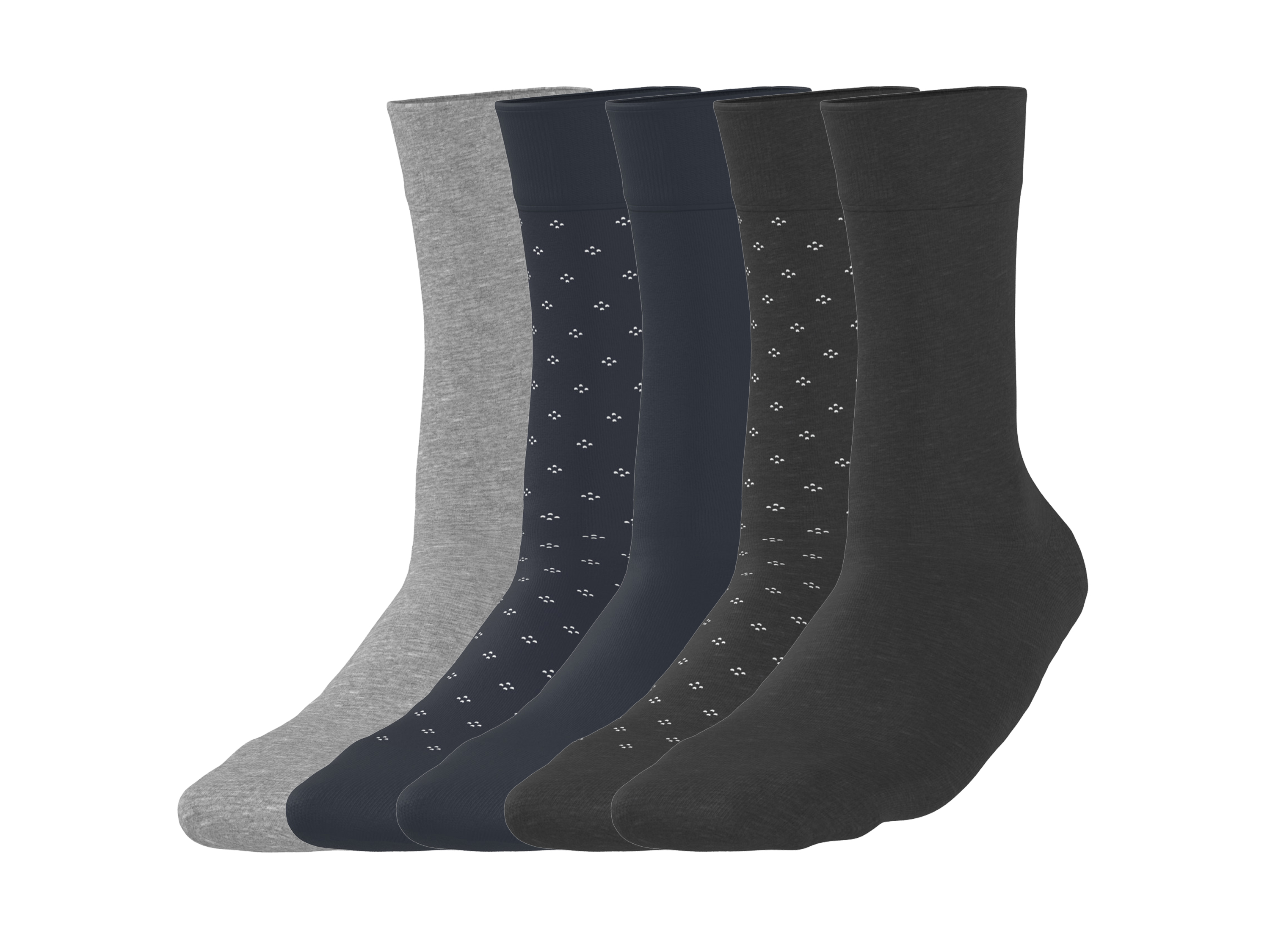 esmara Men Skarpetki męskie z bawełną, 5 par 