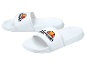 Białe klapki Ellesse: letni komfort i styl.