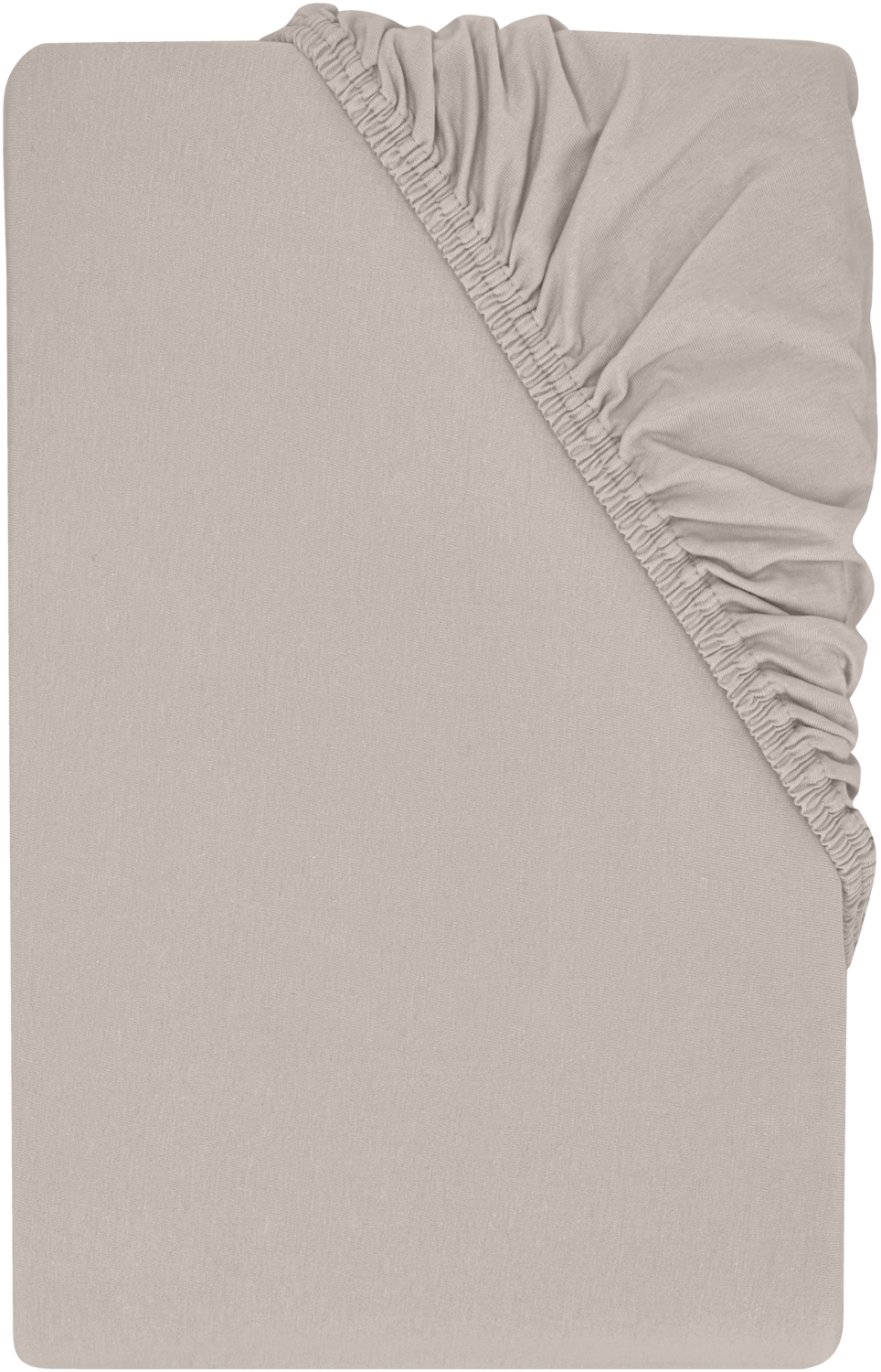 LIVARNO® Prześcieradło z dżerseju z gumką, 90-100 x 200 cm (Beżowy)