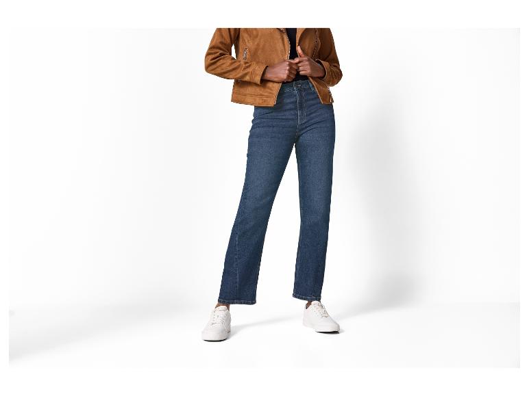 Jeansy damskie straight fit ankle lenght