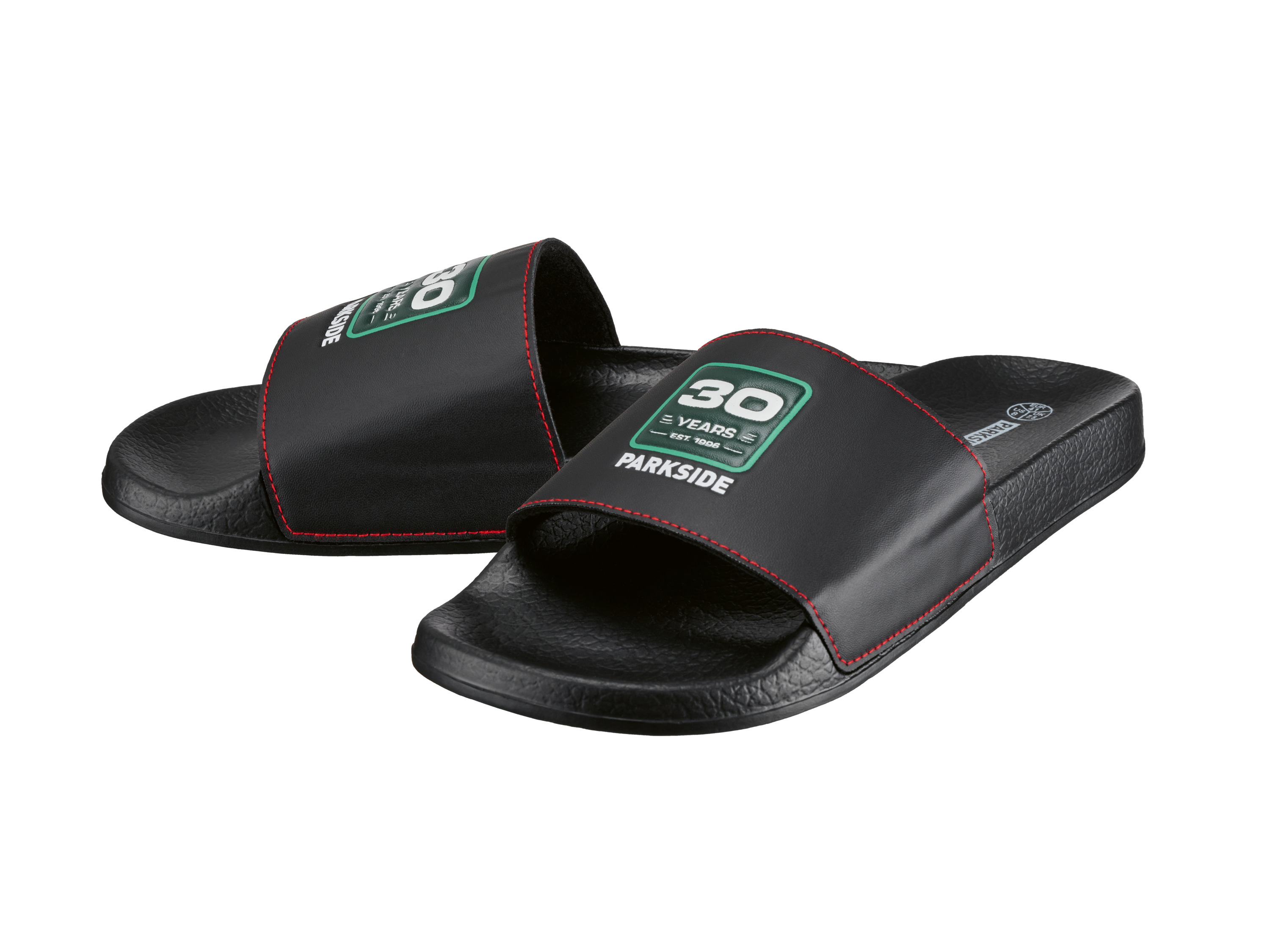 PARKSIDE® Klapki męskie FAN EDITION (Czarny, 42)