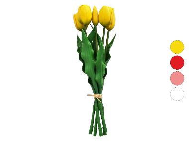 LIVARNO® Bukiet 5 sztucznych tulipanów Real Touch