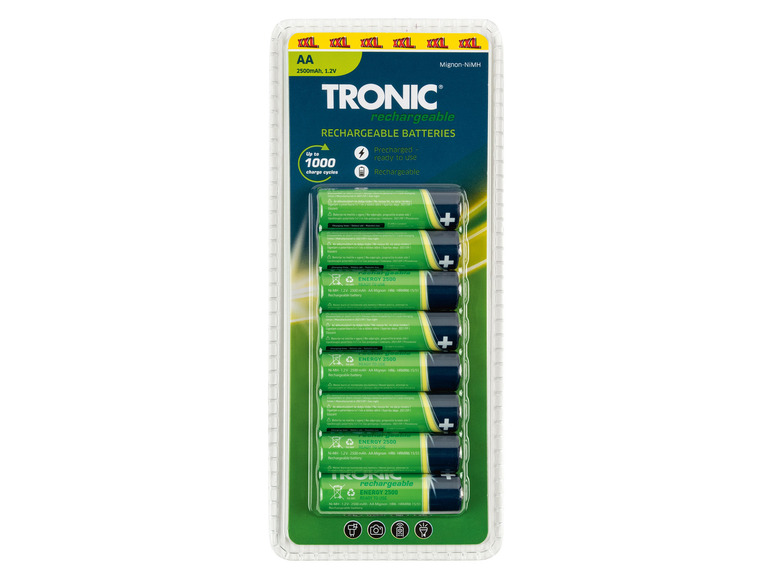 Pełny ekran: TRONIC® Baterie akumulatorki Ready 2 Use, 8 sztuk - zdjęcie 2
