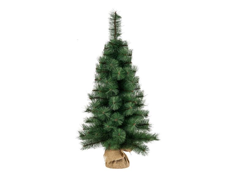 Choinka sztuczna 90 cm, z workiem jutowym