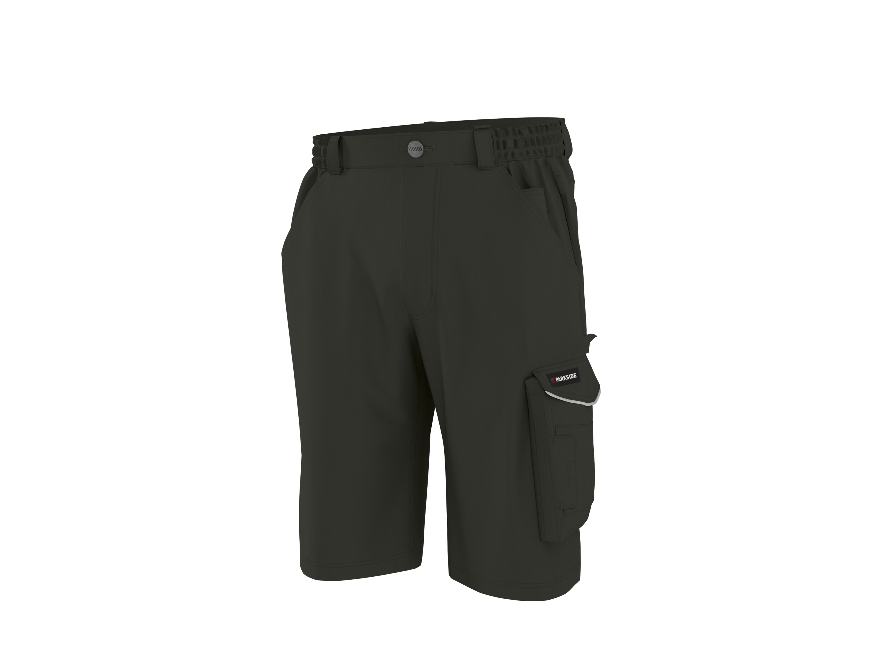 PARKSIDE® Męskie robocze bermudy ze stretchem (Zielony, 48)