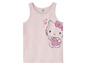Różowa koszulka na ramiączkach dla dziewczynek z Hello Kitty.
