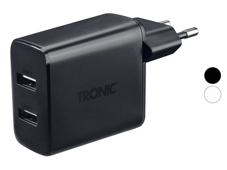 Pełny ekran: TRONIC® Ładowarka 2x USB-A - zdjęcie 1