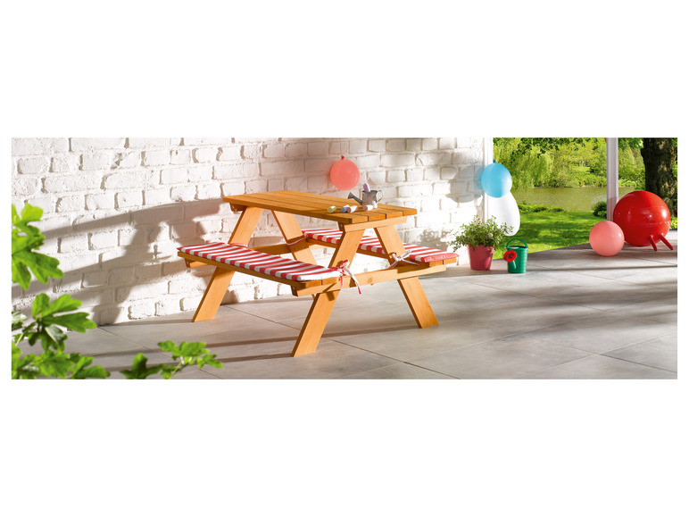 Pełny ekran: LIVARNO home Stół piknikowy dla dzieci, z poduszkami - zdjęcie 7
