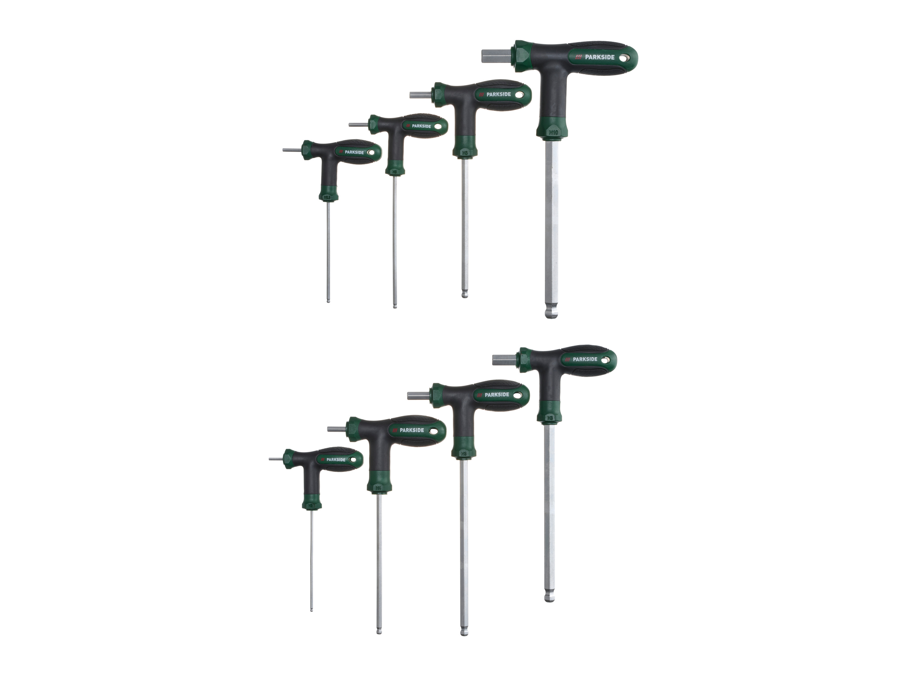 PARKSIDE® Zestaw kluczy imbusowych z uchwytem T / Zestaw kluczy TX z uchwytem T (Sześciokątne wewnętrzne)