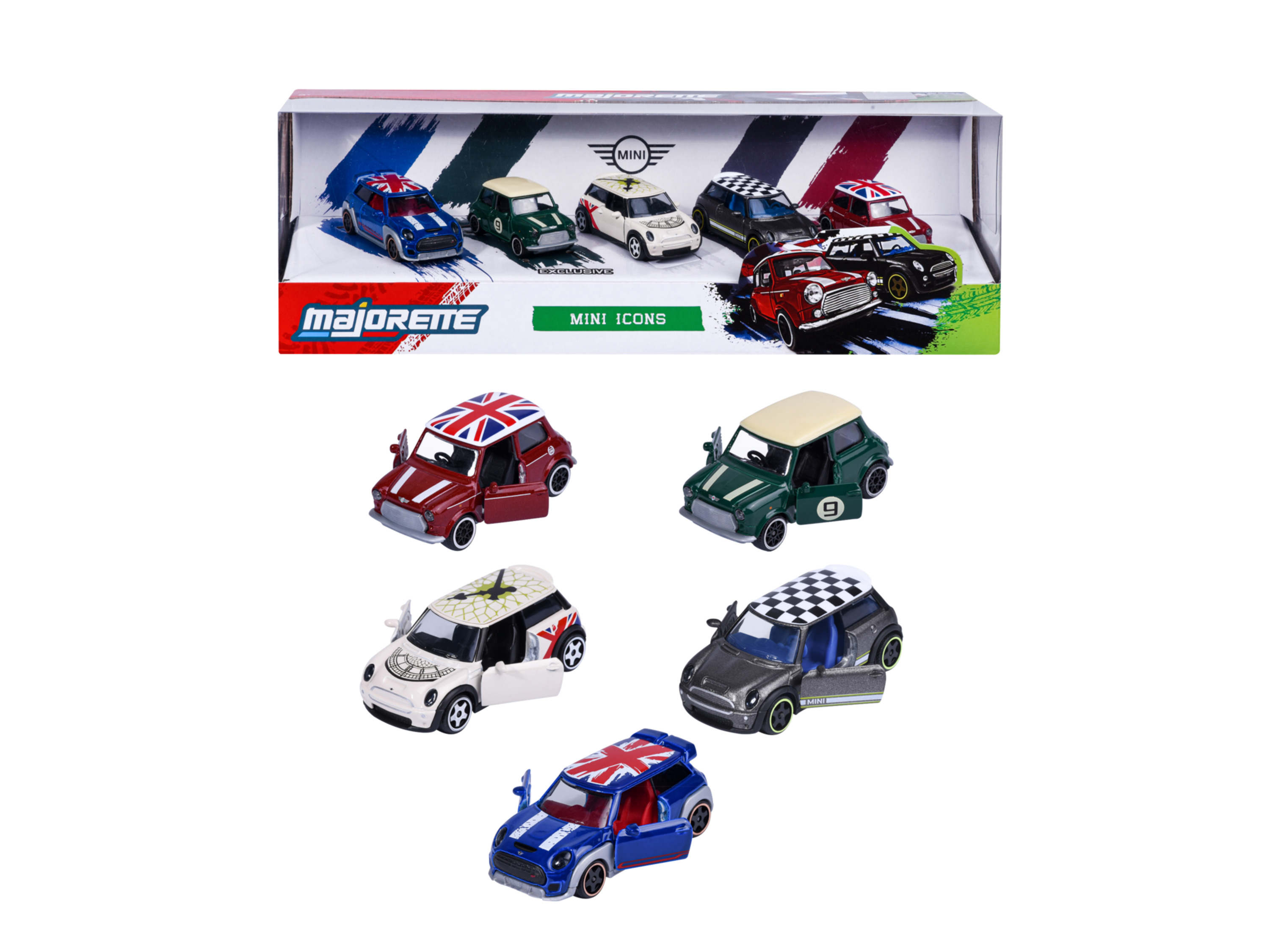 MAJORETTE Mini zestaw upominkowy, 5-częściowy.