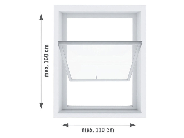 Pełny ekran: LIVARNO home Roleta plisowana na okno dachowe, 110 x 160 cm - zdjęcie 4
