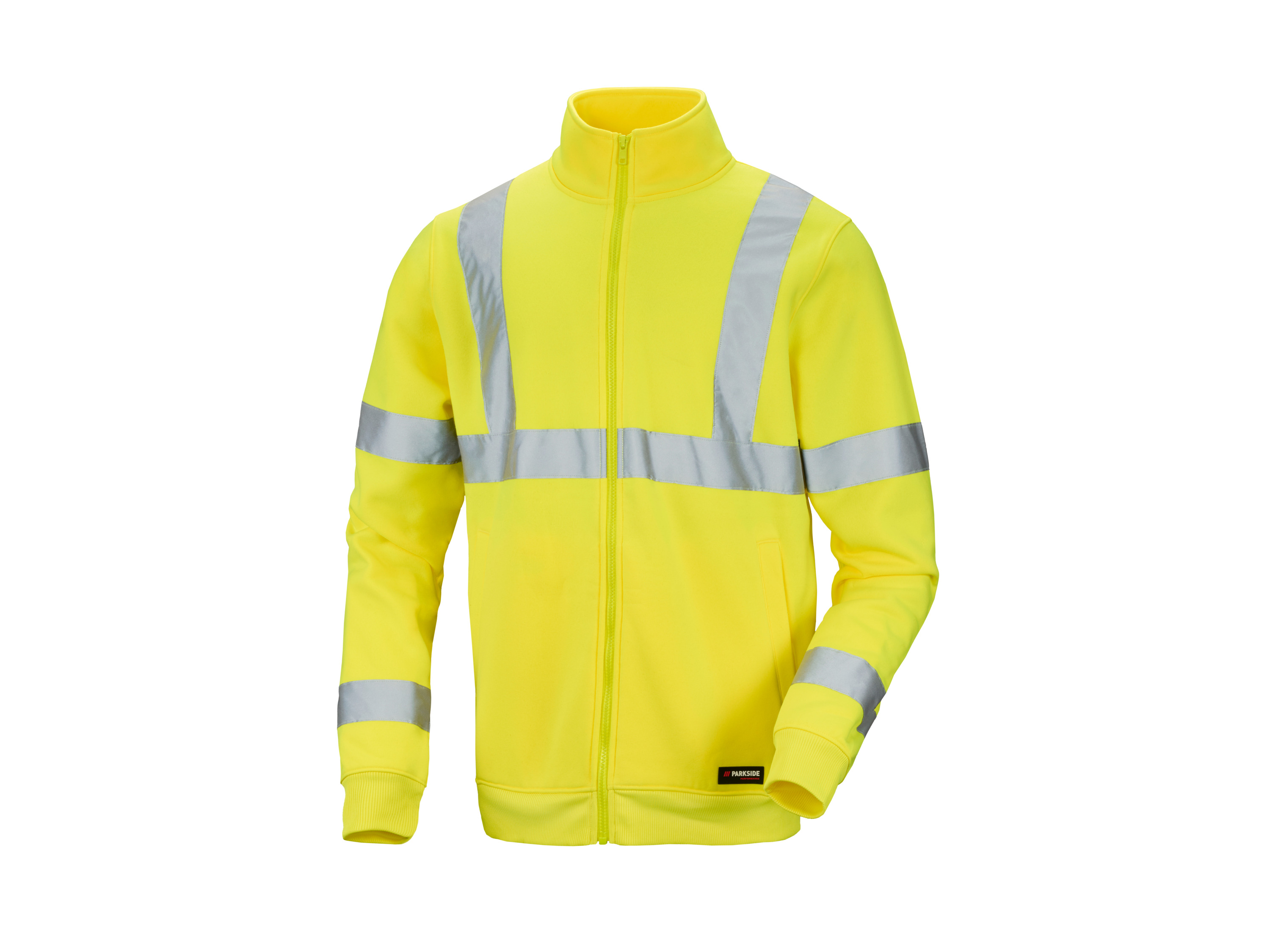 PARKSIDE PERFORMANCE® Bluza robocza męska ostrzegawcza lub Męska bluza rozpinana (Żółty, XXL (60/62))