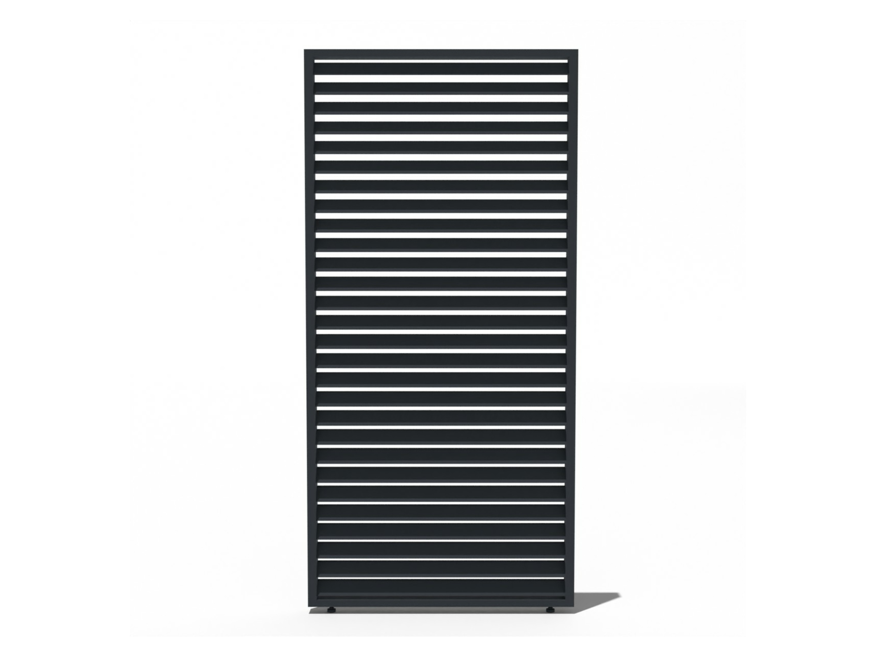 Pergoline Aluminiowy panel ścienny do zadaszenia Trumpf i Superior (Poziomy, Antracytowy, 0,93 m)