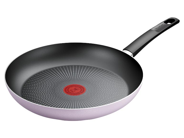 Patelnia Tefal z Thermo-Signal, liliowy kolor.