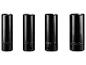Cztery czarne klucze nasadowe w rozmiarach 17mm, 19mm, 21mm i 23mm.