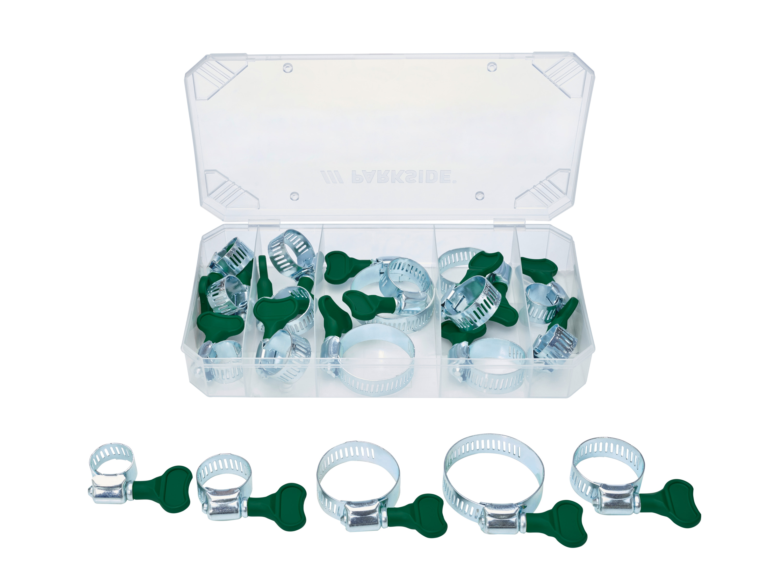 PARKSIDE® Akcesoria warsztatowe (Zestaw zacisków do węży 19szt.)