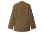 Oliwkowo-brązowa marynarka, widok z tyłu, na białym tle.