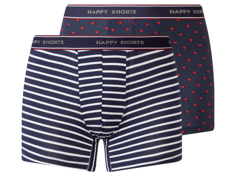 Pełny ekran: Happy Shorts Bokserki męskie z dżerseju, 2 pary - zdjęcie 5