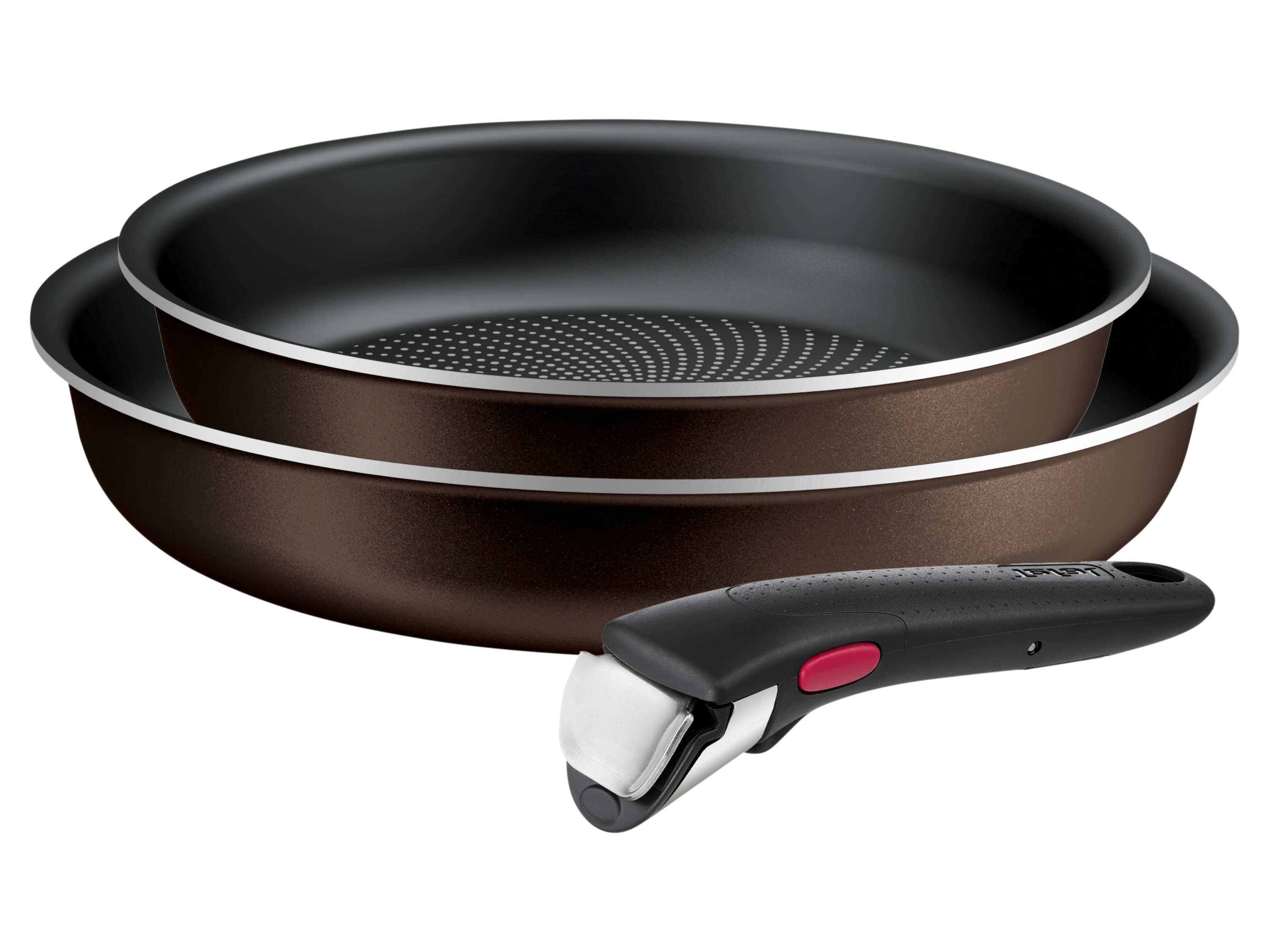 TEFAL Zestaw patelni Ingenio »L7259032 Light Cook«, 3-częściowy
