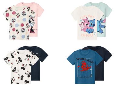 T-shirty dziecięce z bawełny, 2 sztuki