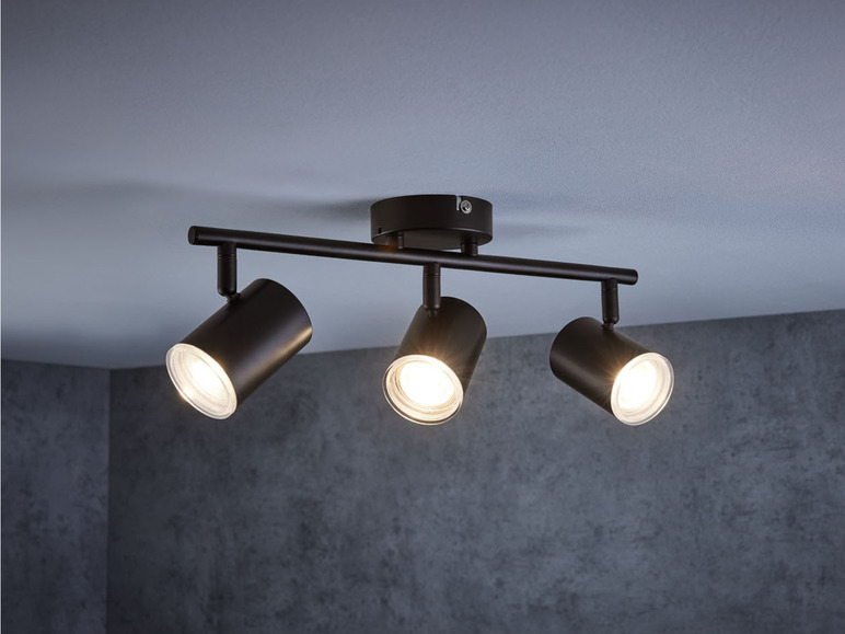 Pełny ekran: LIVARNO home Lampa łazienkowa LED z 3 obracanymi reflektorami - zdjęcie 7