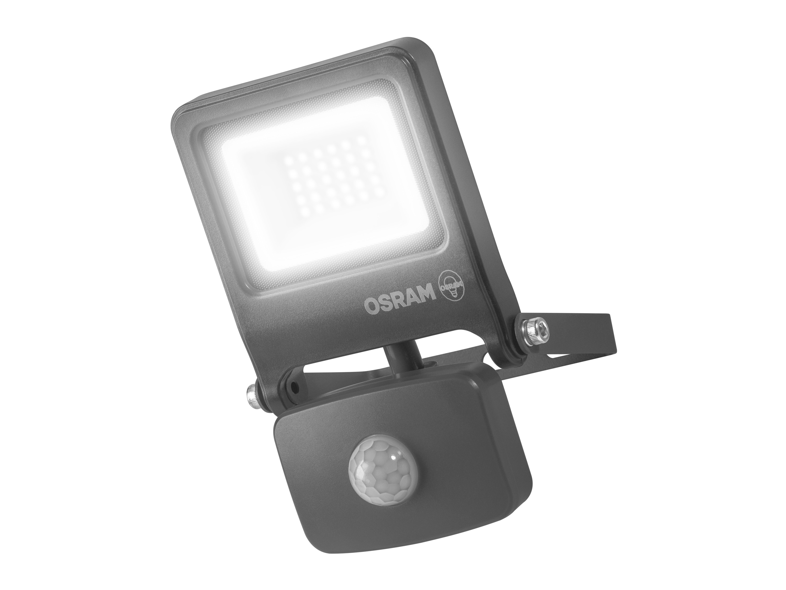 OSRAM Reflektor zewnętrzny LED »Endura Flood Sensor«, z czujnikiem ruchu (białe światło zimne / 20 W, Ciemnoszary)