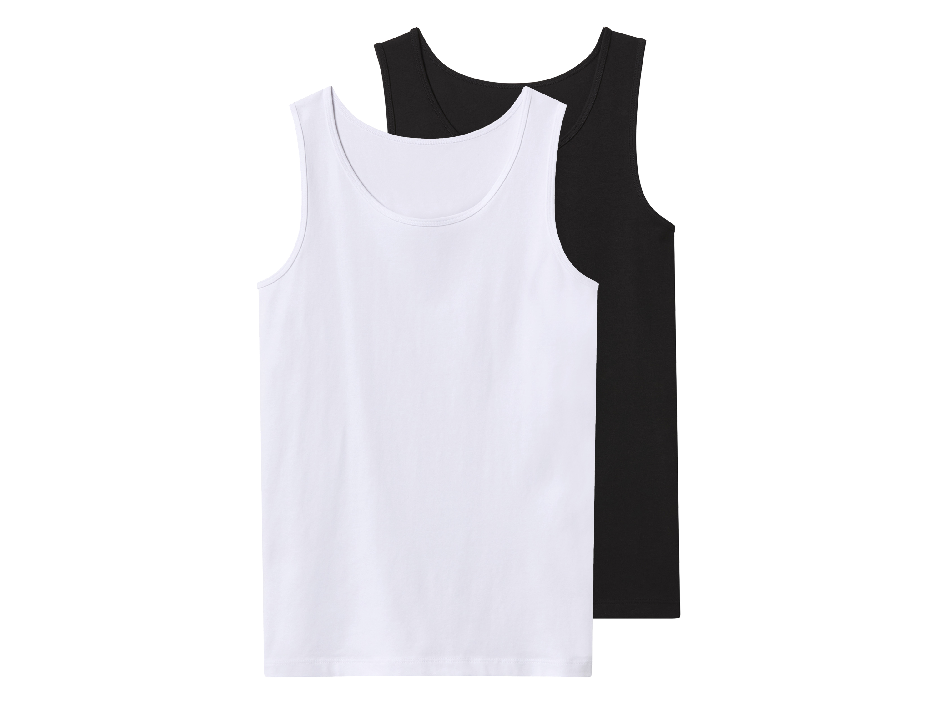 esmara® Koszulki dziecięce z bawełny na ramiączkach, 2 sztuki 