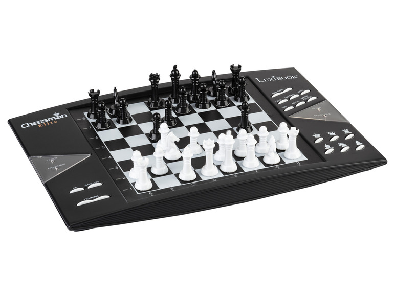 Pełny ekran: LEXIBOOK Komputer do nauki gry w szachy ChessMan Elite z 64 poziomami gry - zdjęcie 2