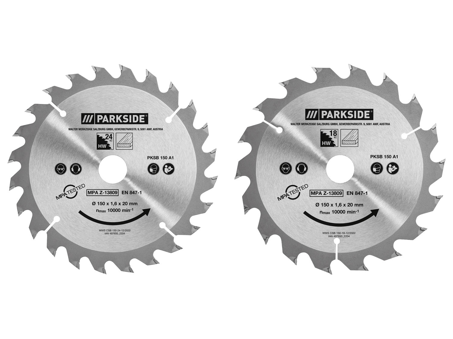 PARKSIDE® Tarcza do ręcznej pilarki tarczowej, 150 mm