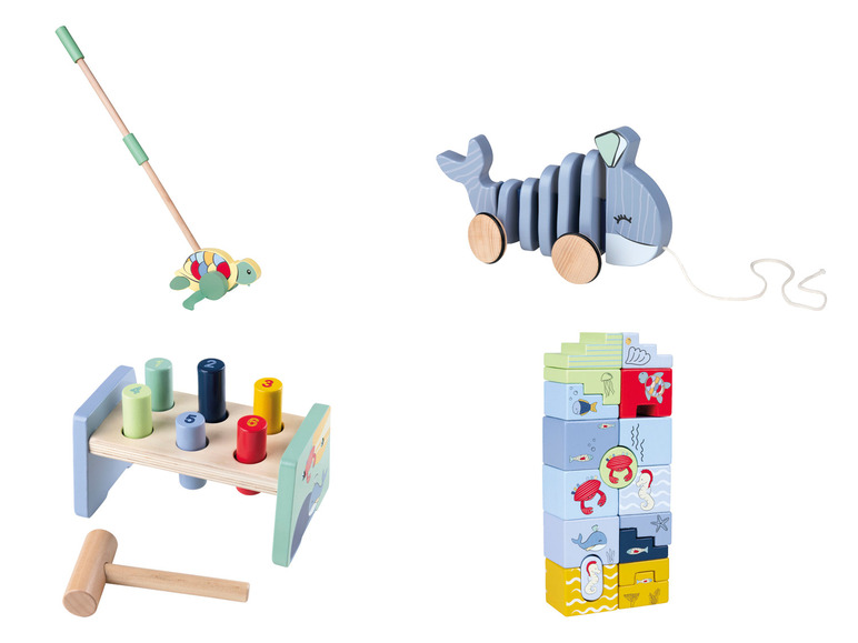 Pełny ekran: Playtive Zabawka motoryczna dla niemowląt, z drewna, 1 szt. - zdjęcie 1