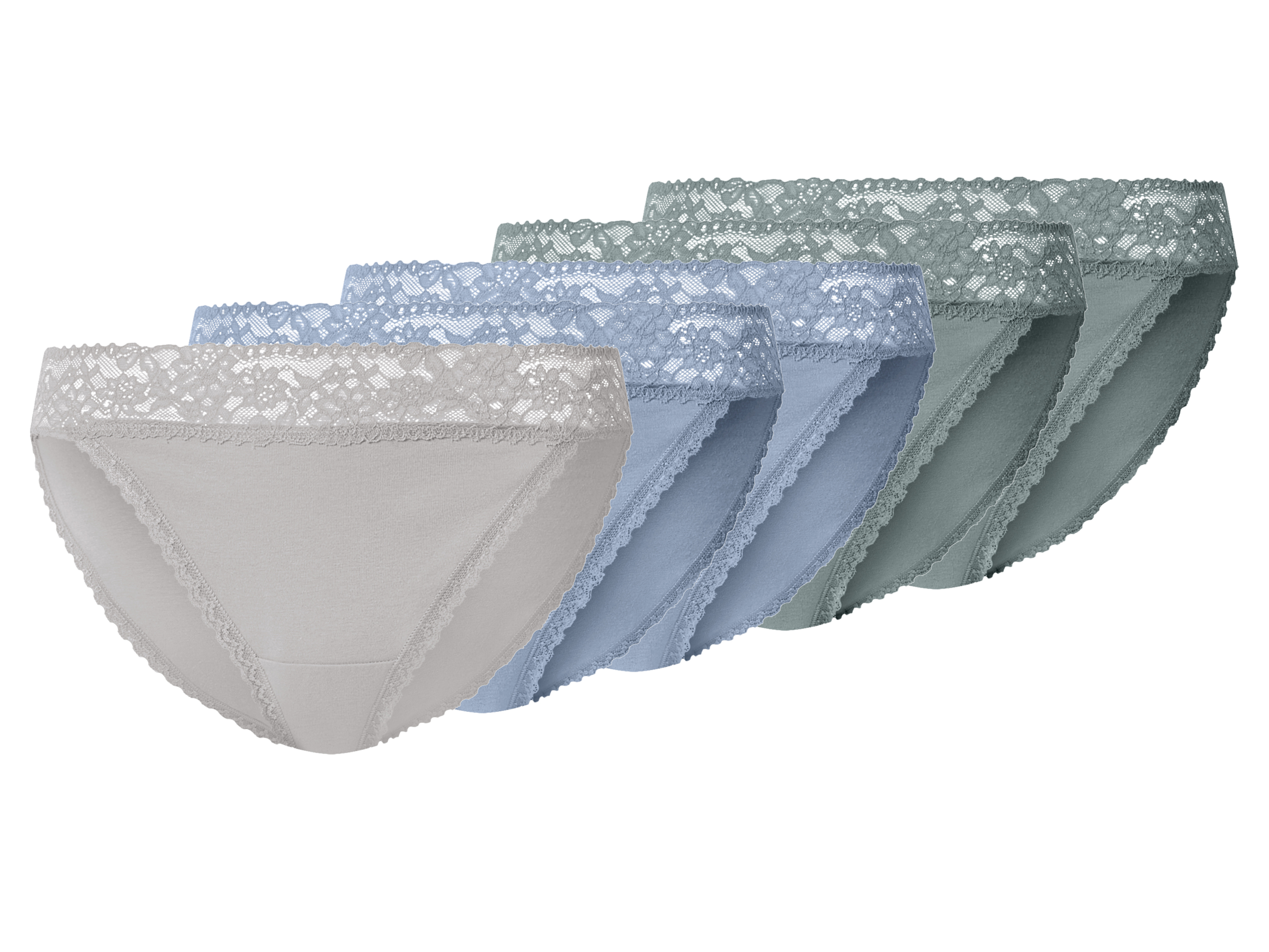 esmara® Figi damskie  z bawełną, 5 par 