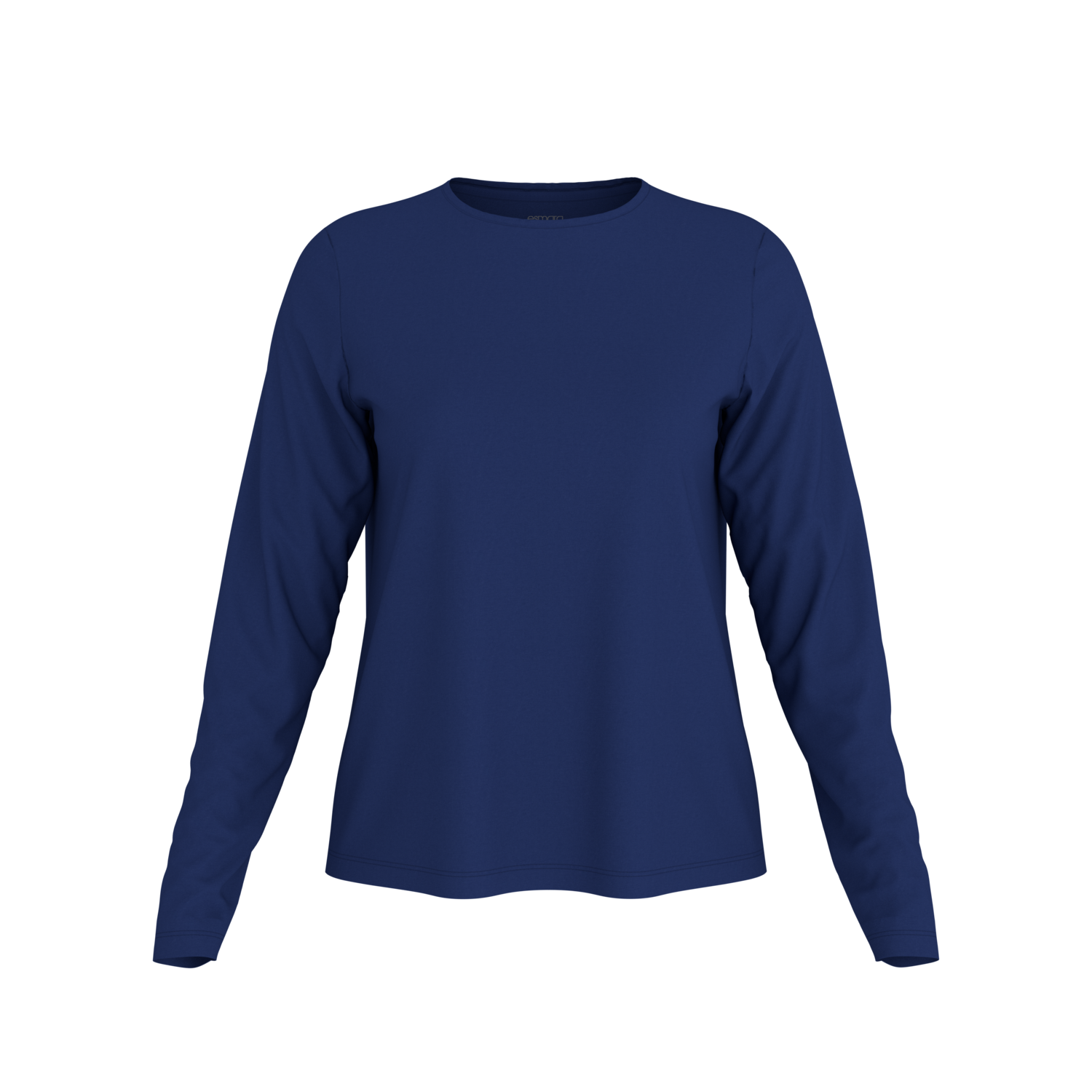 ESMARA® Koszulka z długim rękawem damska  (Niebieski, L (44-46))