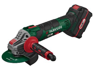 PARKSIDE® Akumulatorowa szlifierka kątowa, 20 V, PWSA 20-Li D4 (z akumulatorem i ładowarką)