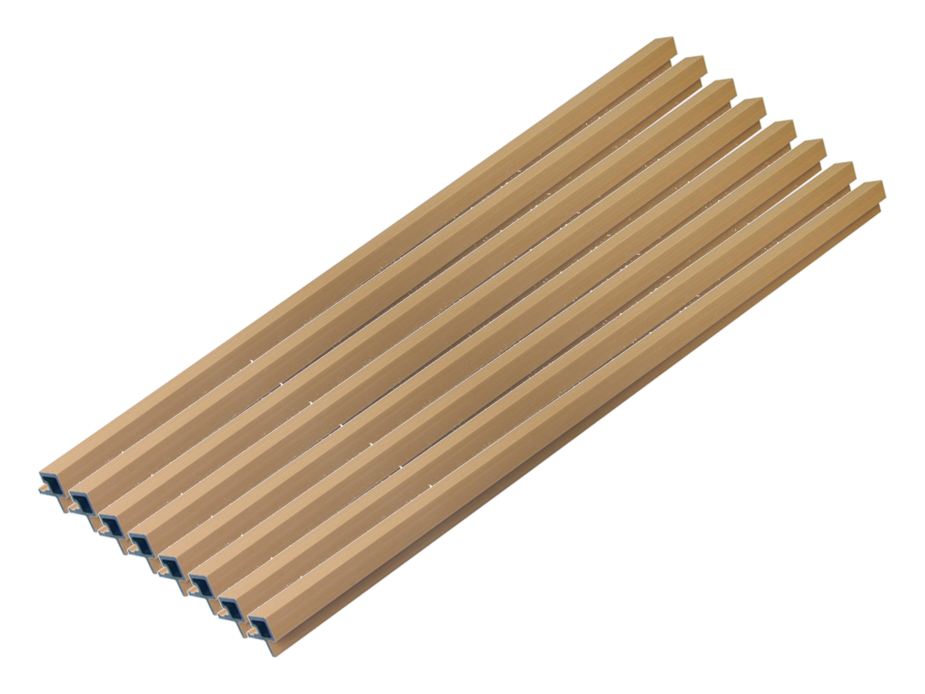 HOME DELUXE Profil narożny WPC »SANO«, do deski elewacyjnej "DUVAR" (8 sztuk, teak)
