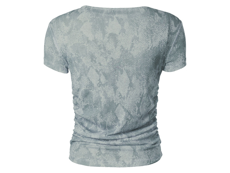 T-shirt damski z kolekcji kapsułowej, o strukturze siateczki, zielony