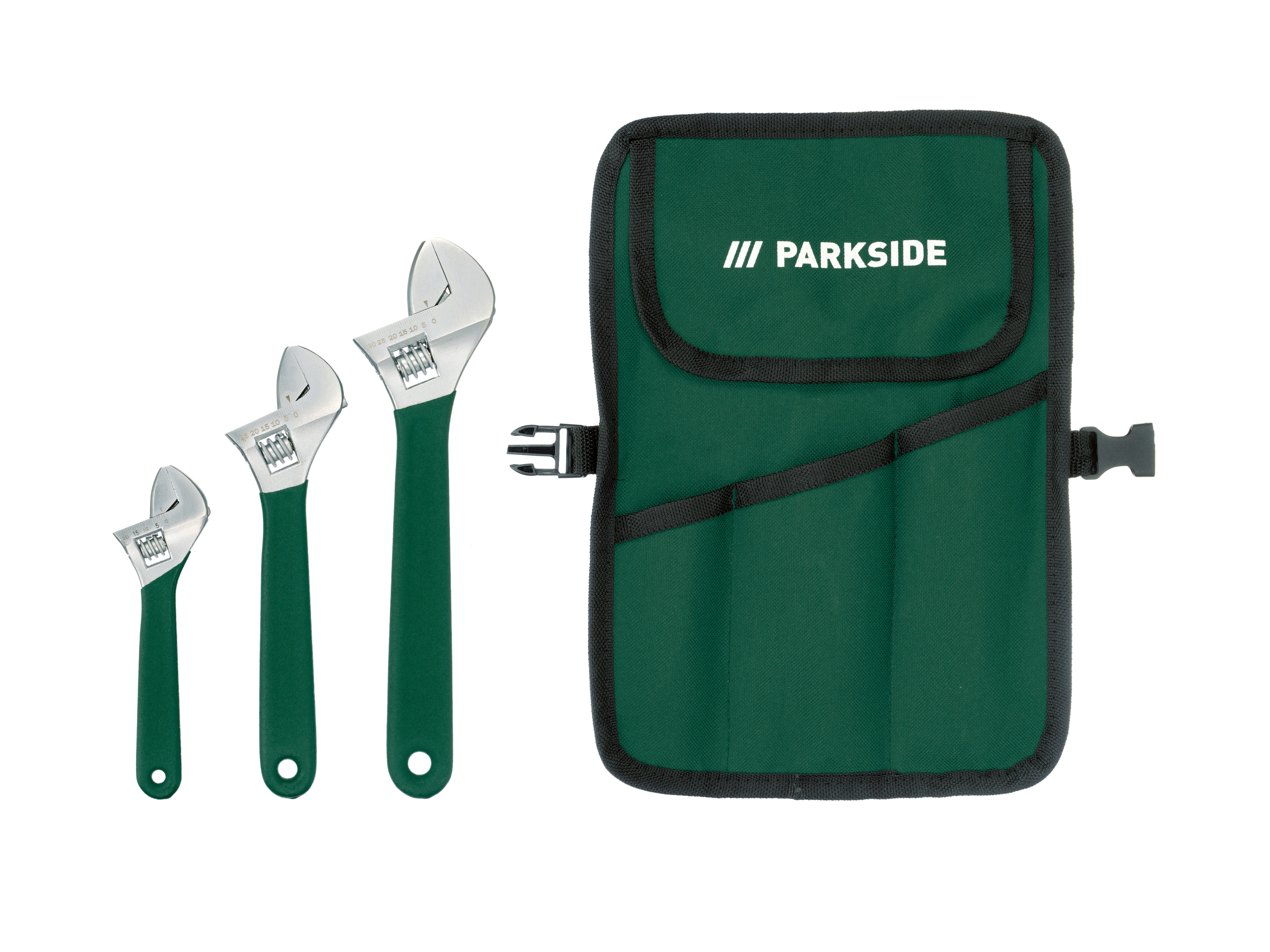 PARKSIDE® Zestaw 3 kluczy francuskich lub szczypiec do pomp wodnych (Zestaw kluczy trzpieniowych 3 szt.)