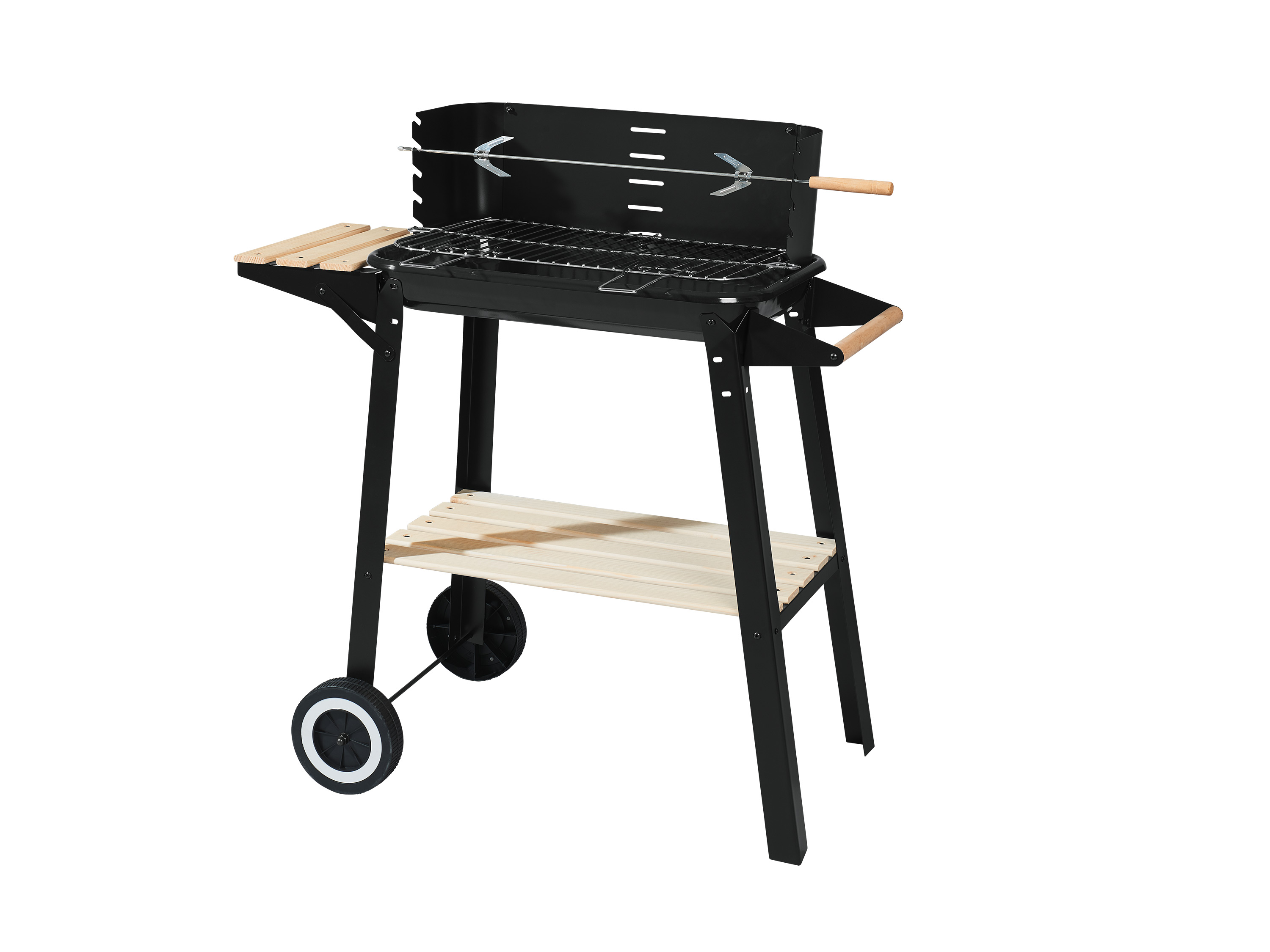 GRILLMEISTER Grill na kółkach na węgiel drzewny Kansas