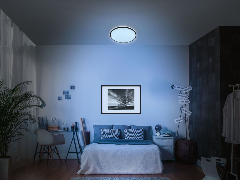 Pełny ekran: LIVARNO home Lampa sufitowa LED, sterowanie kolorem, 36,8 W, 1 szt. - zdjęcie 4