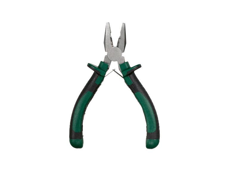 Pinceta z zielonymi uchwytami.