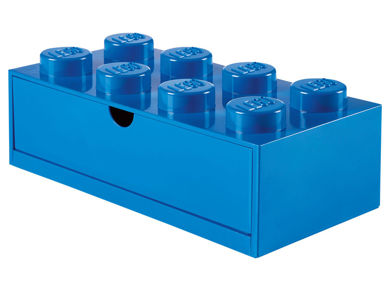 Pełny ekran: LEGO Pudełko z szufladą w kształcie klocka z 8 wypustkami - zdjęcie 4
