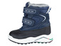 Niebieskie zimowe buty z klamrami dla dzieci