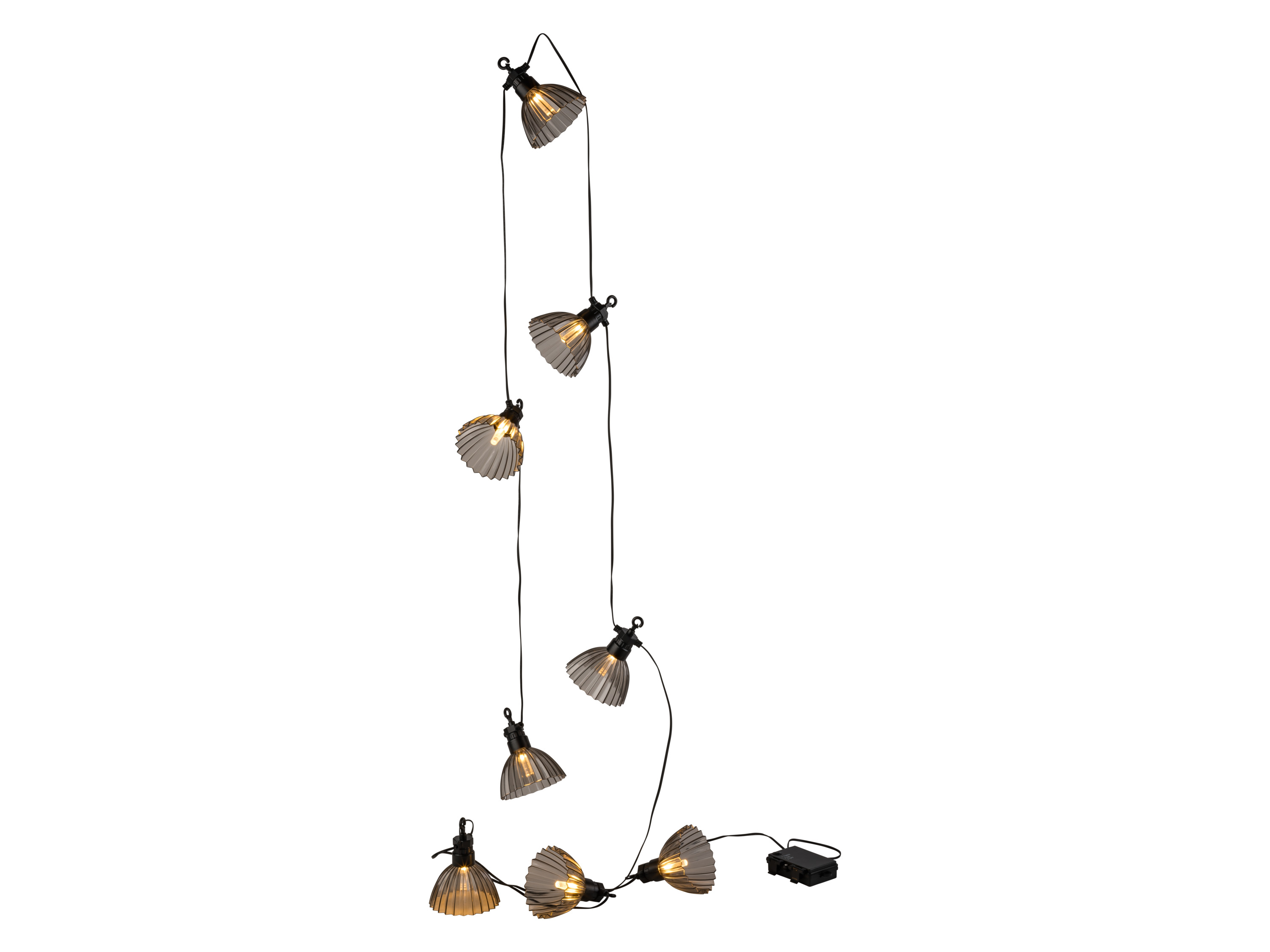 LIVARNO home Girlanda świetlna LED z 8 żarówkami (Czarny)