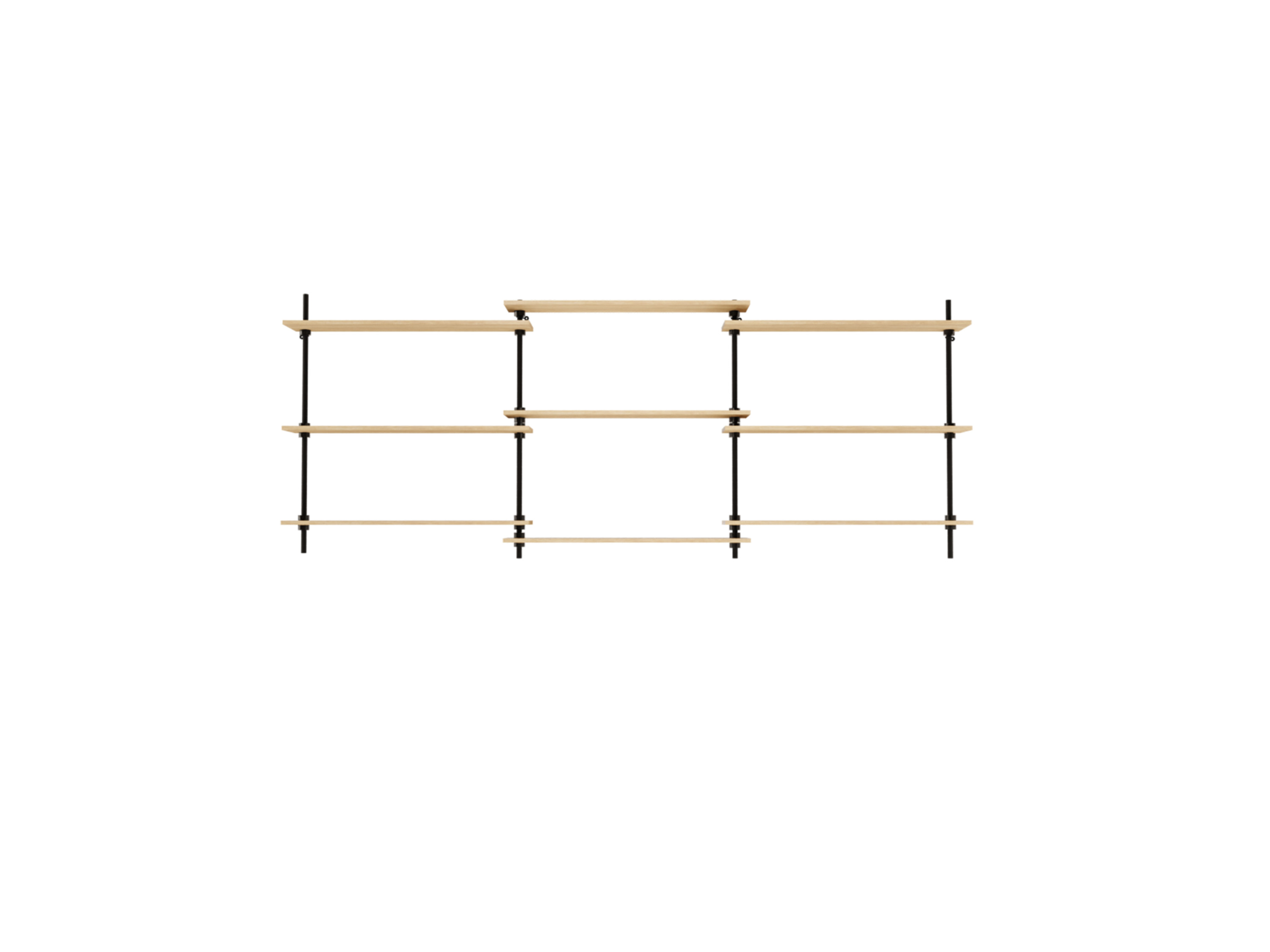 AR SHELVING System regałów ściennych DECO (92,5x235x17x5 cm)