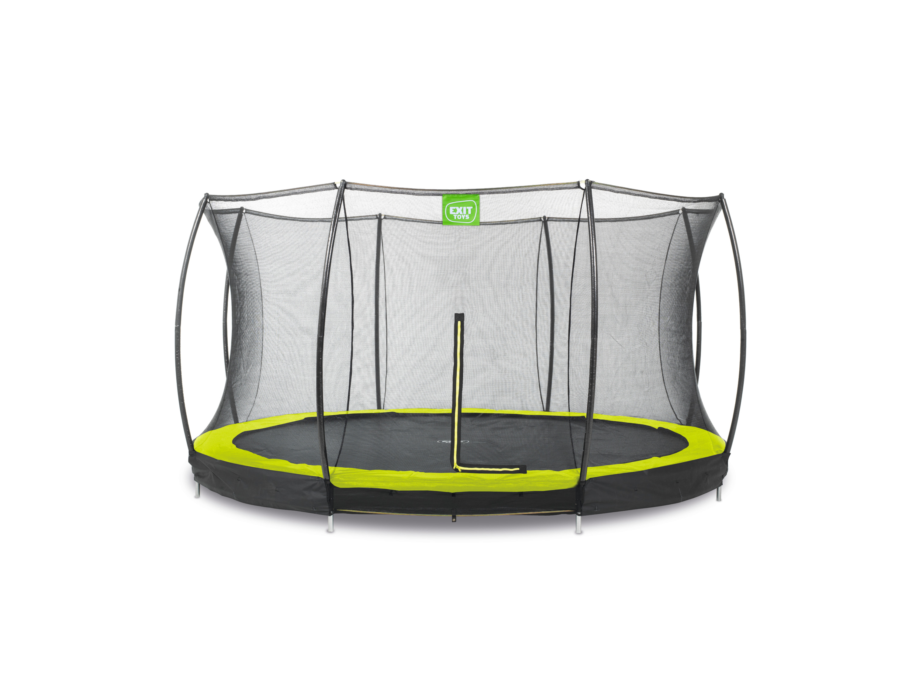 EXIT TOYS Trampolina ziemna Silhouette z siatką ochronną (ø 366 cm)