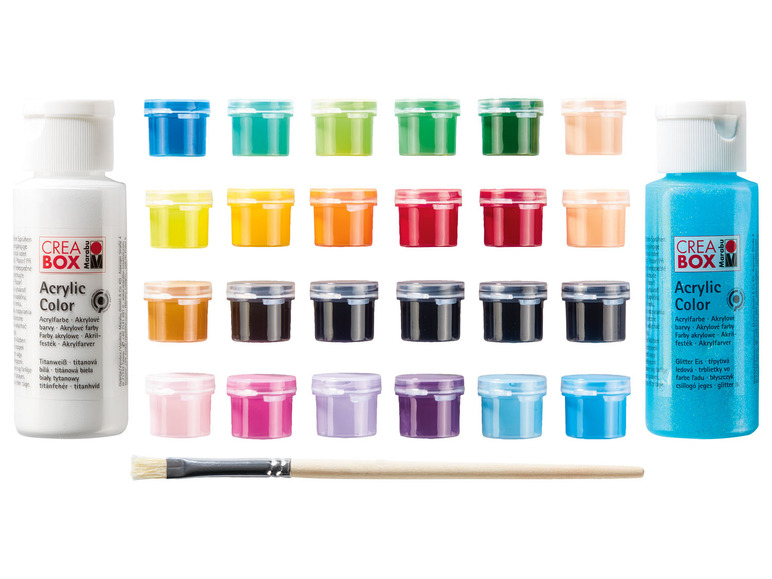 Pełny ekran: Marabu CREABOX Farbki akrylowe do malowania, 1 zestaw - zdjęcie 2