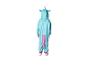 Dziecko w niebieskim jednorożcu onesie.