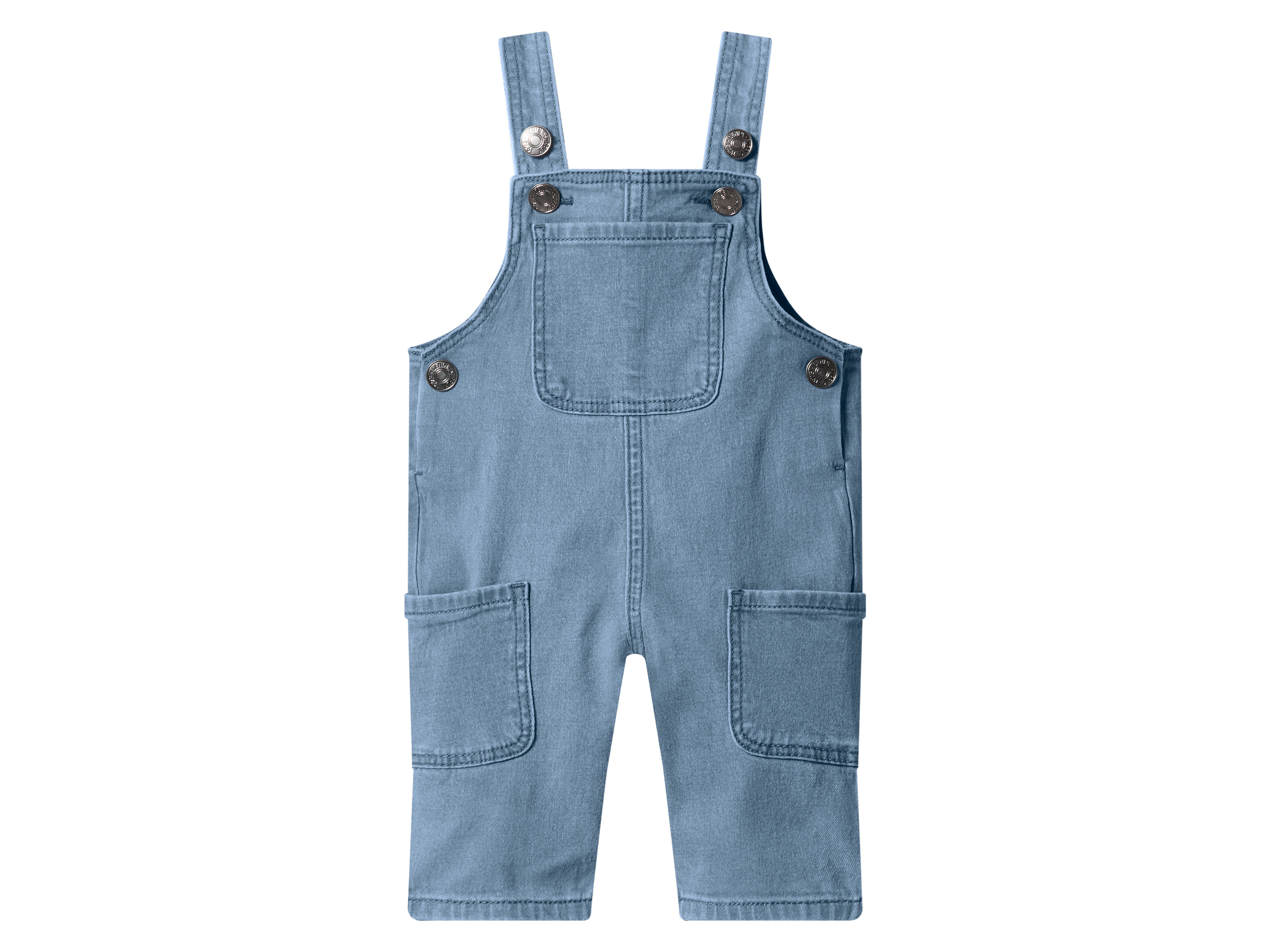 lupilu® Ogrodniczki jeansowe niemowlęce (Jasnoniebieski, 50)